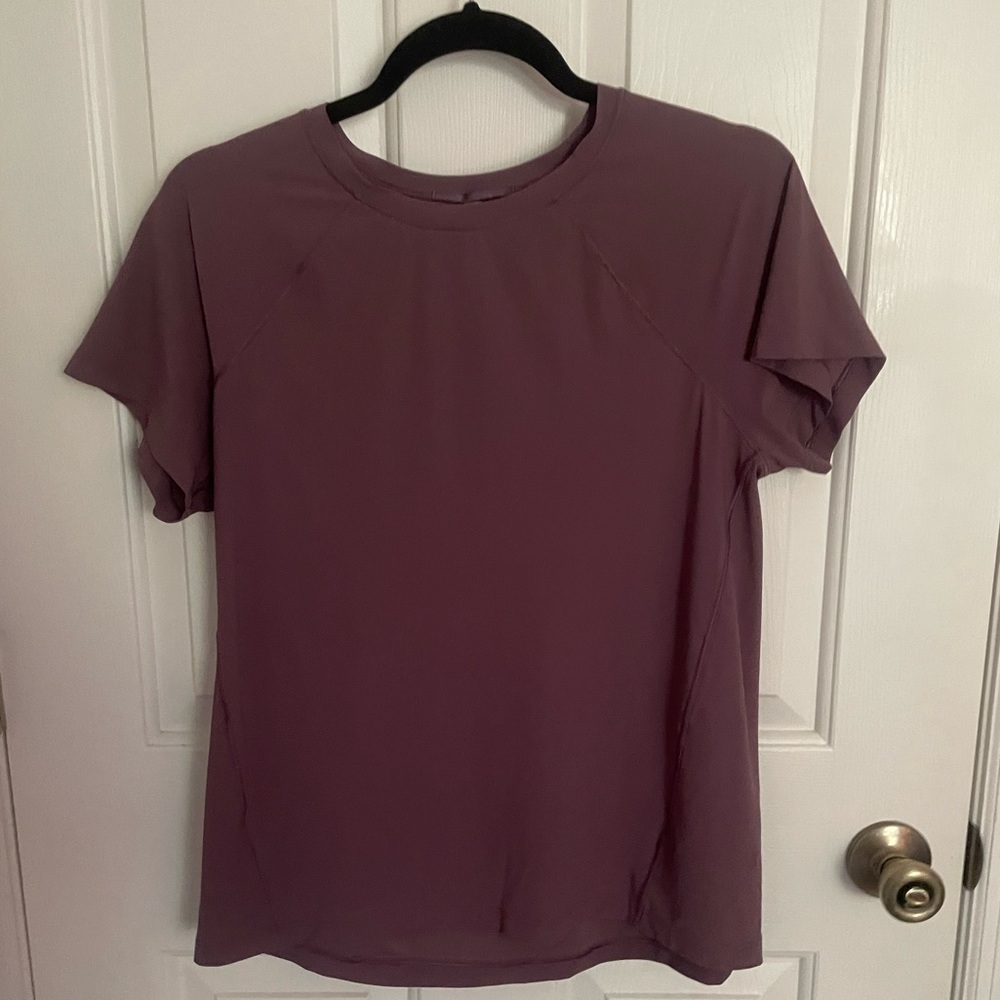 Mauve purple Athleta exercise top